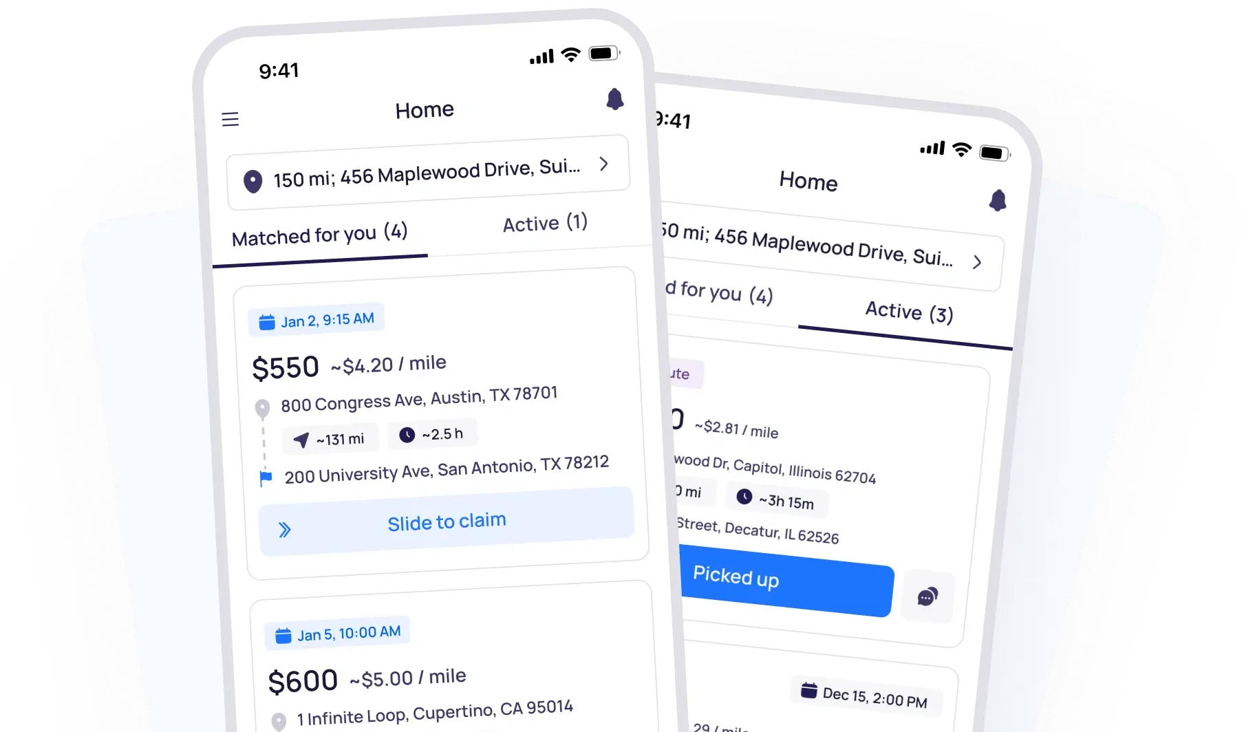 Claim Loads. Deliver. Get Paid.